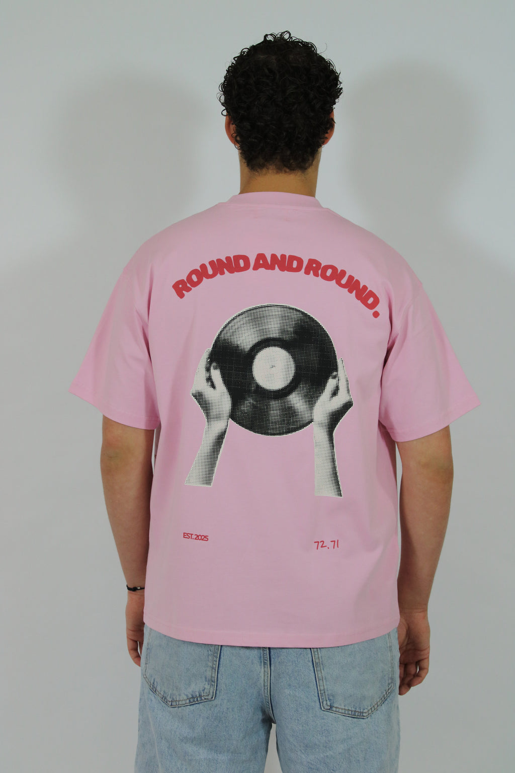 Round and Round T-shirt – Pink