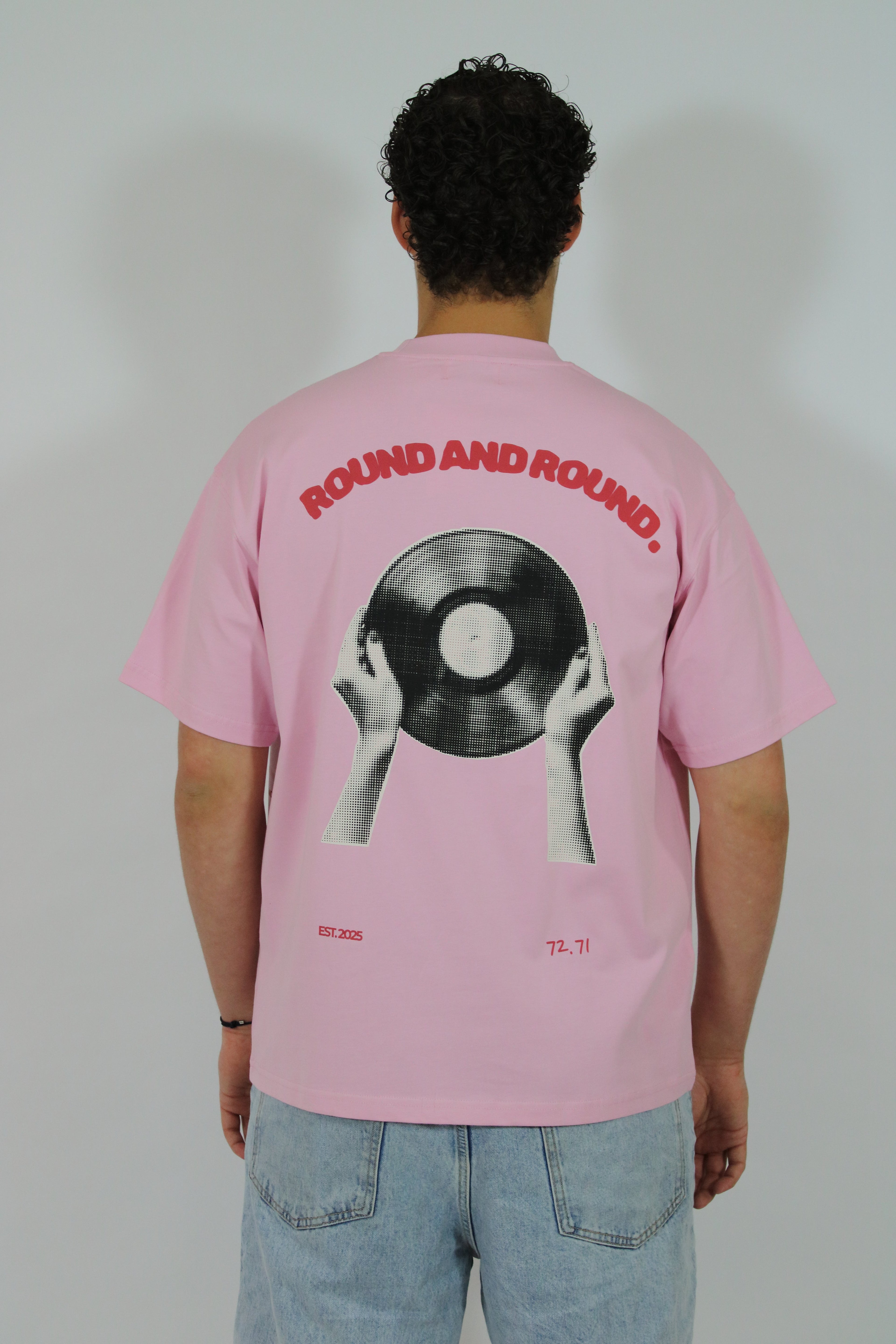 Round and Round T-shirt – Pink