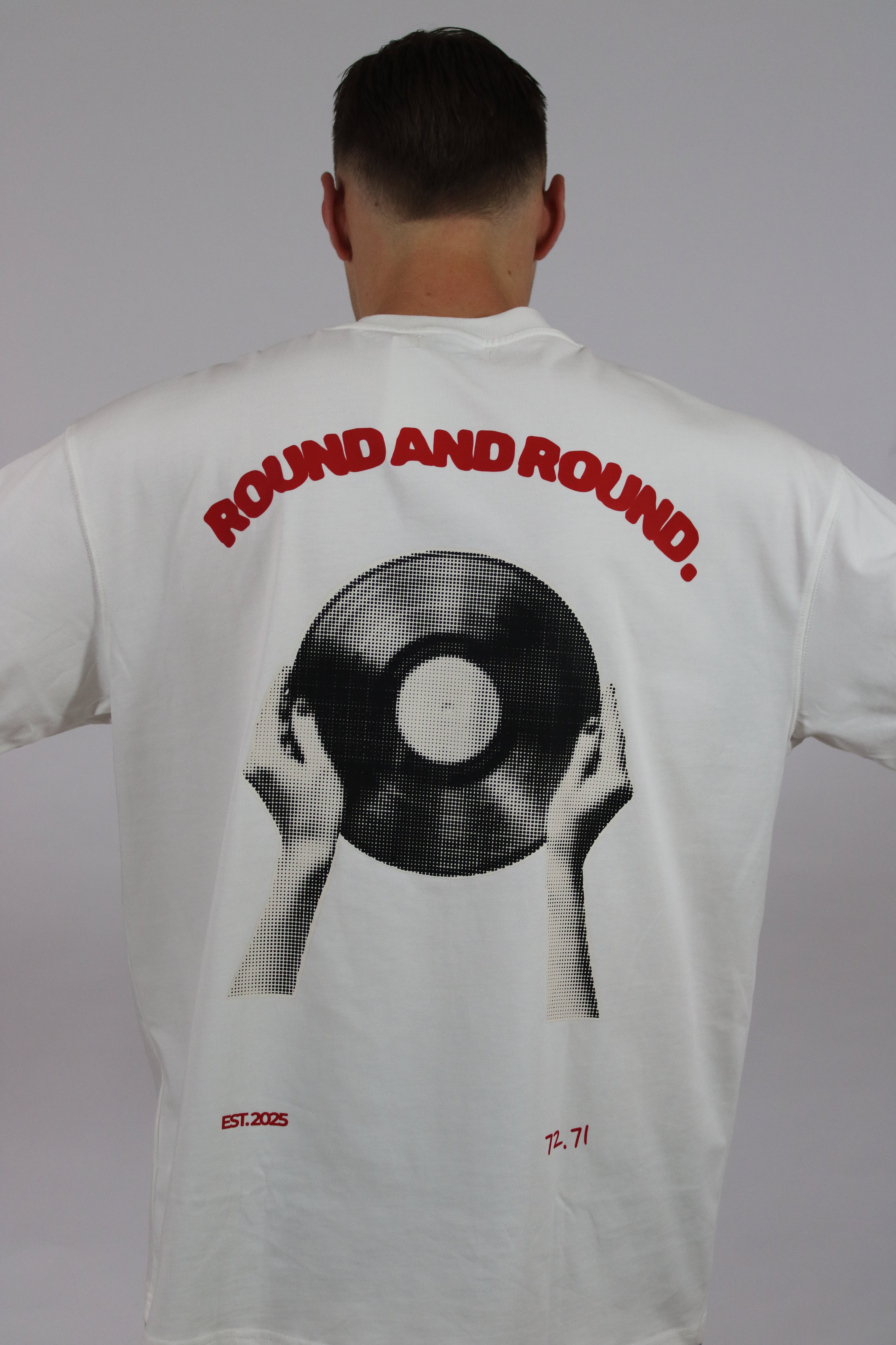 Round and Round T-shirt – White