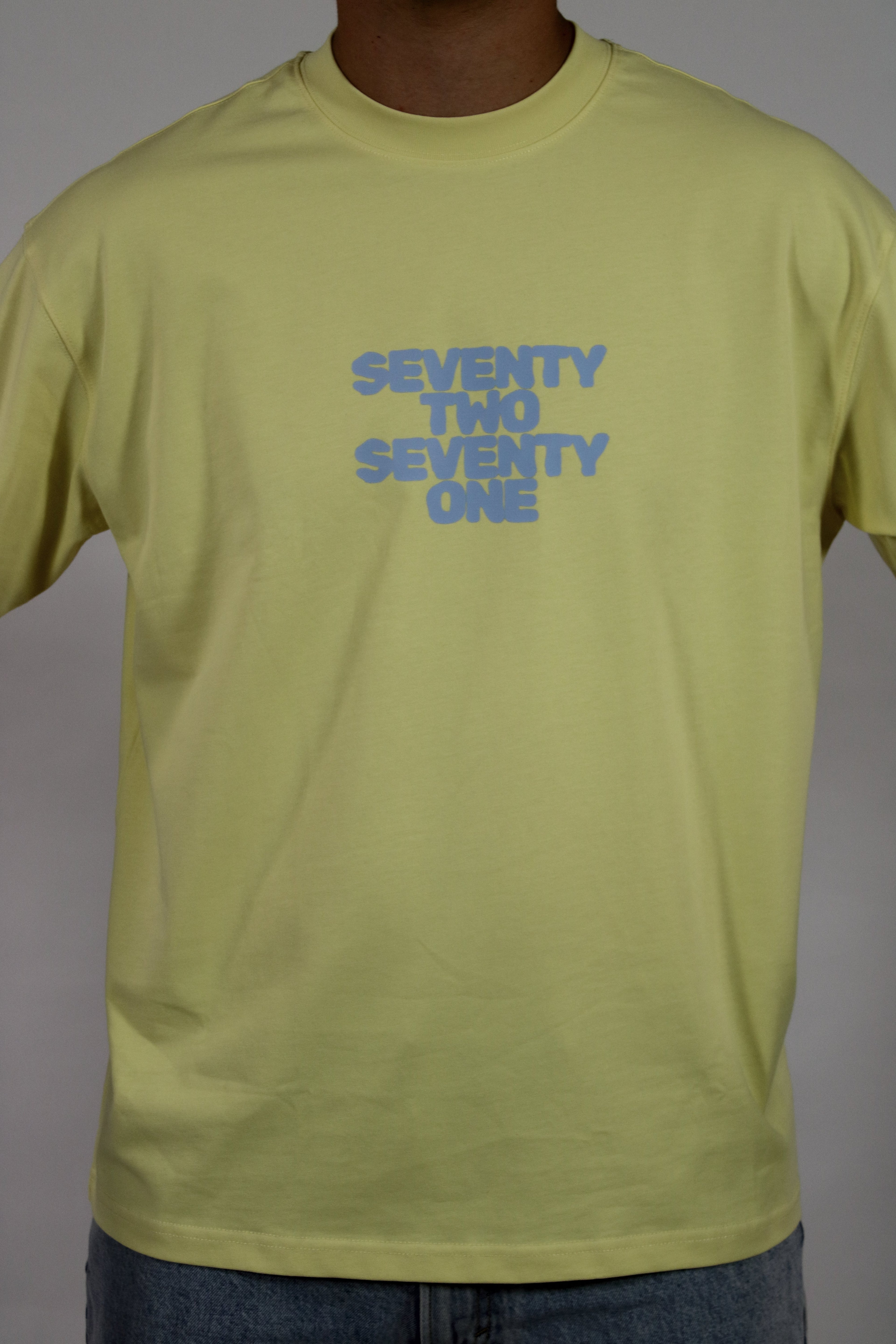 Frontprint T-shirt– Yellow