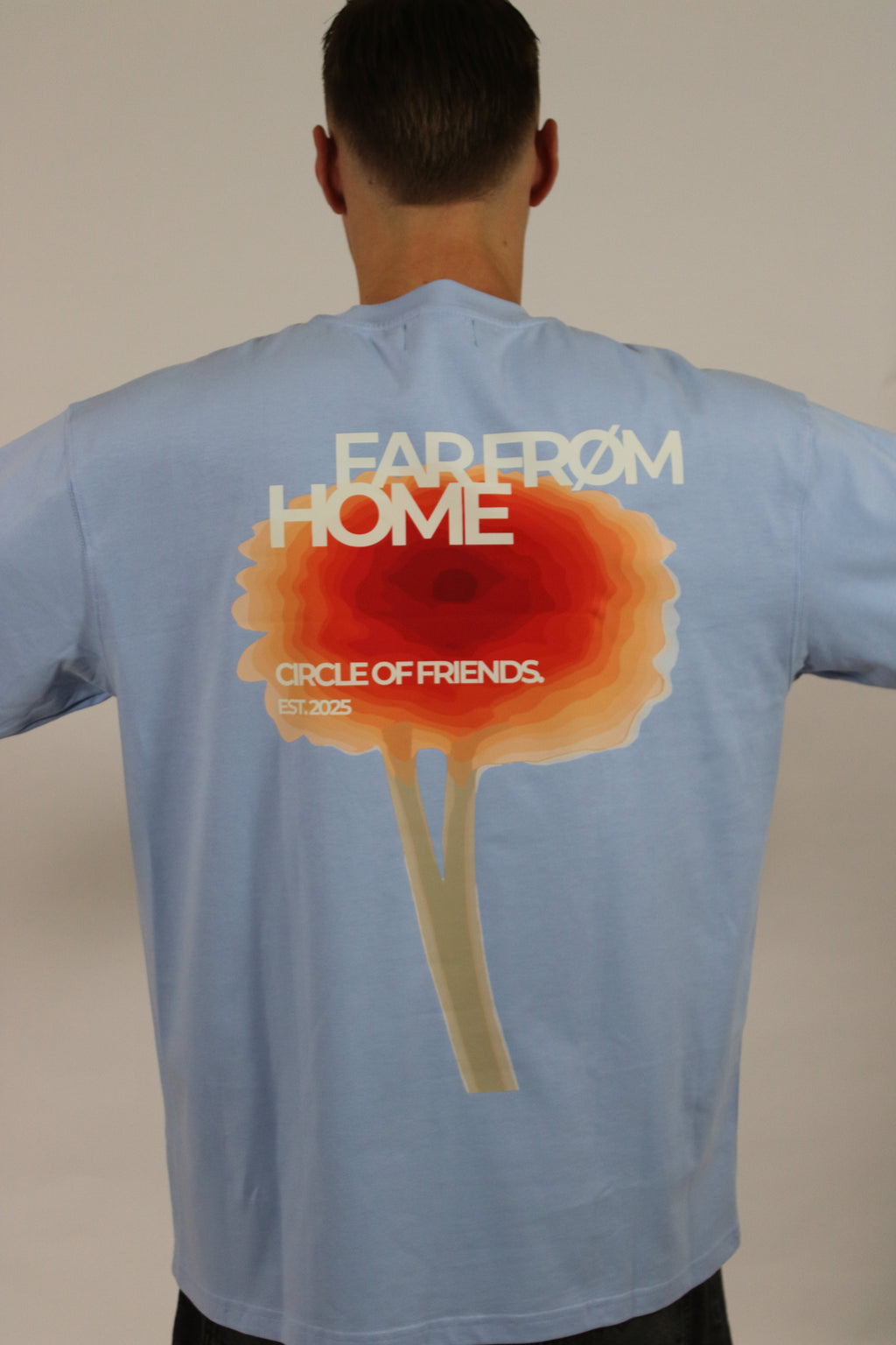 Flower T-shirt – Light Blue
