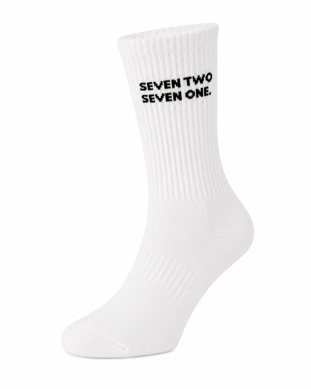 Black signature sock
