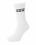 Black signature sock