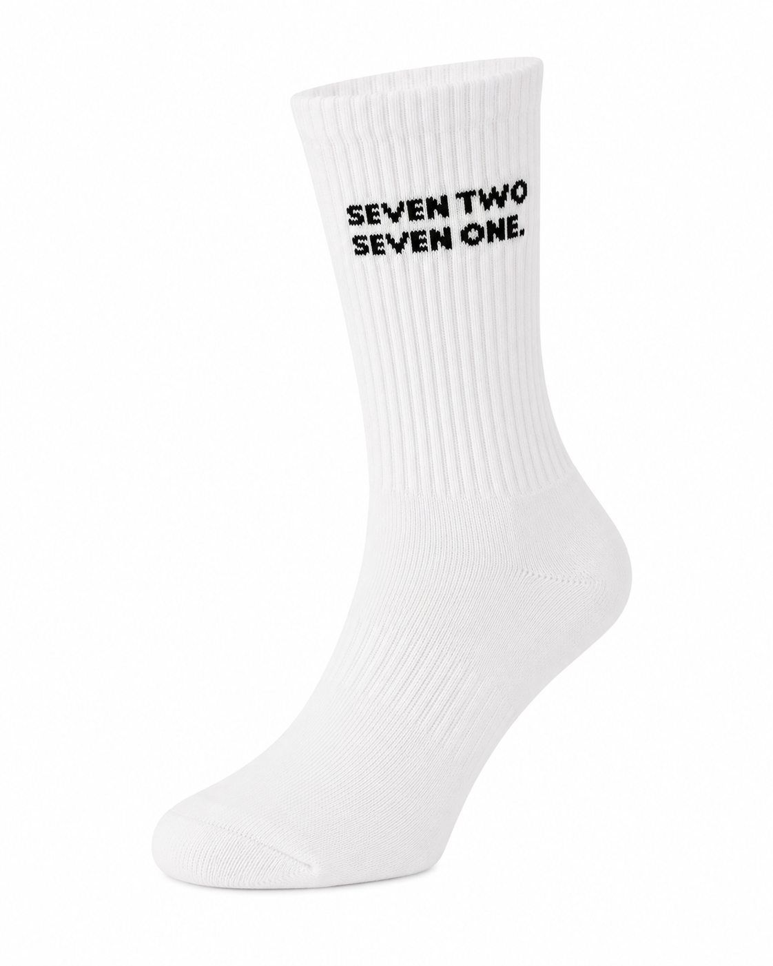 Black signature sock