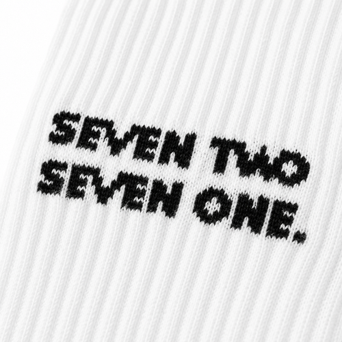 Black signature sock