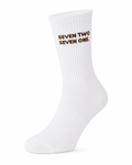 Brown signature sock