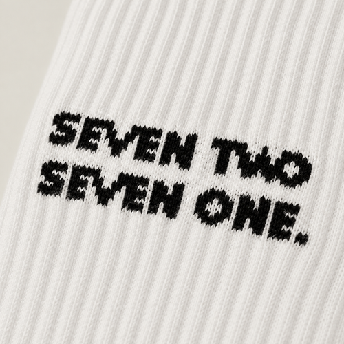 Zwarte signature sokken van 72.71 Clothing – productfoto