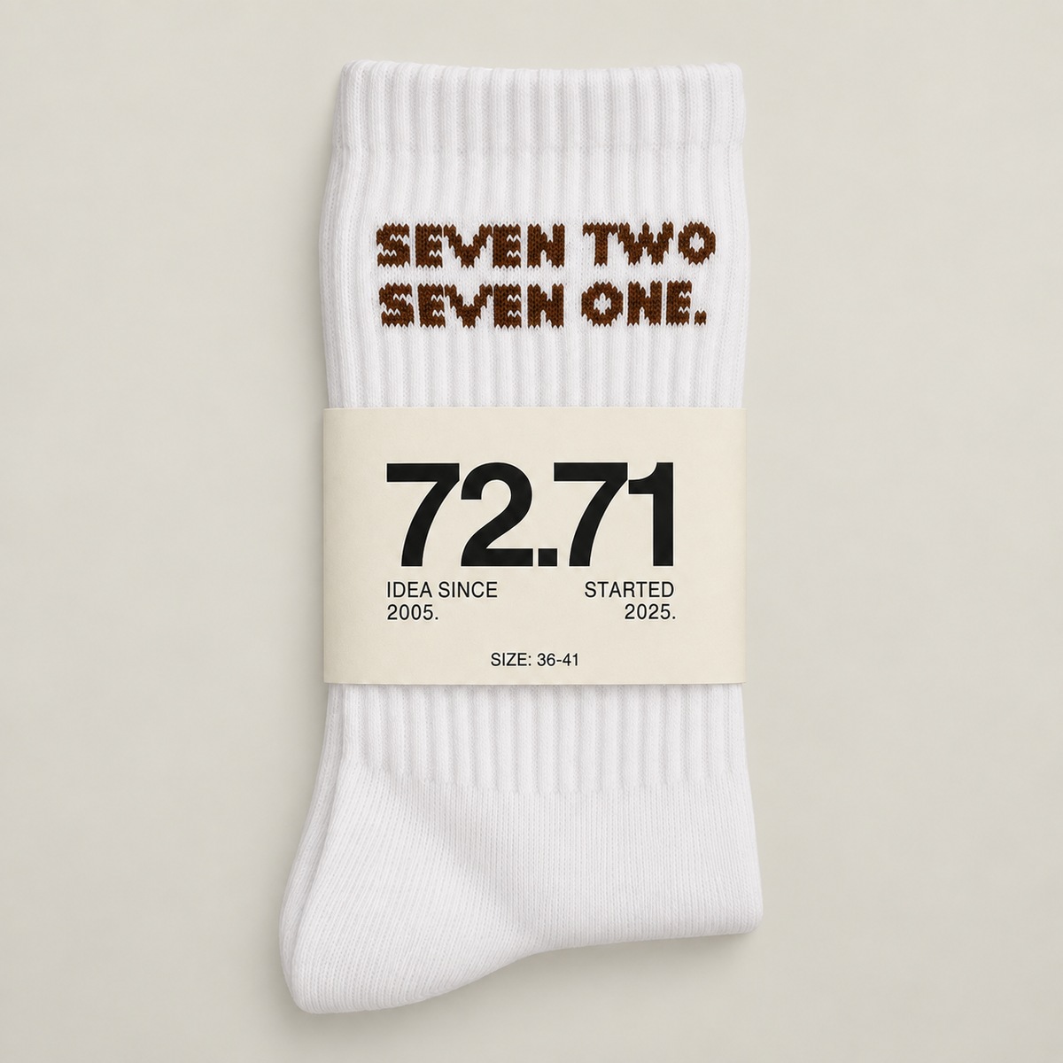 Bruine signature sokken van 72.71 Clothing – productfoto
