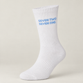 Blauwe signature sokken van 72.71 Clothing – productfoto