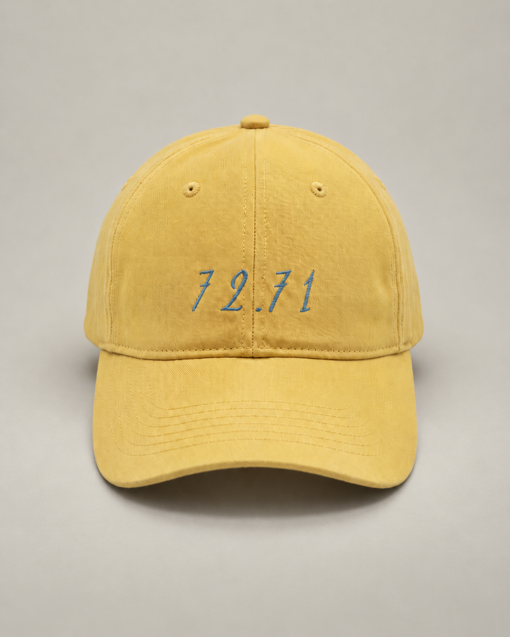 Gele cap van 72.71 Clothing – productfoto