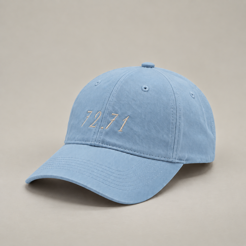 Lichtblauwe cap van 72.71 Clothing – productfoto