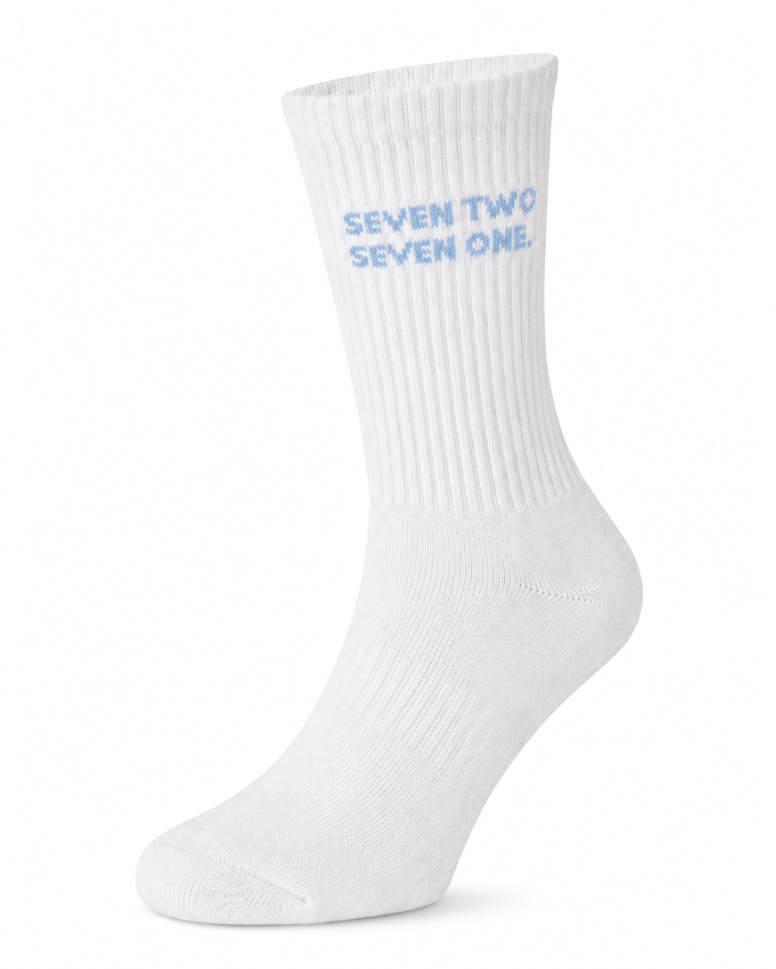 Blue signature sock