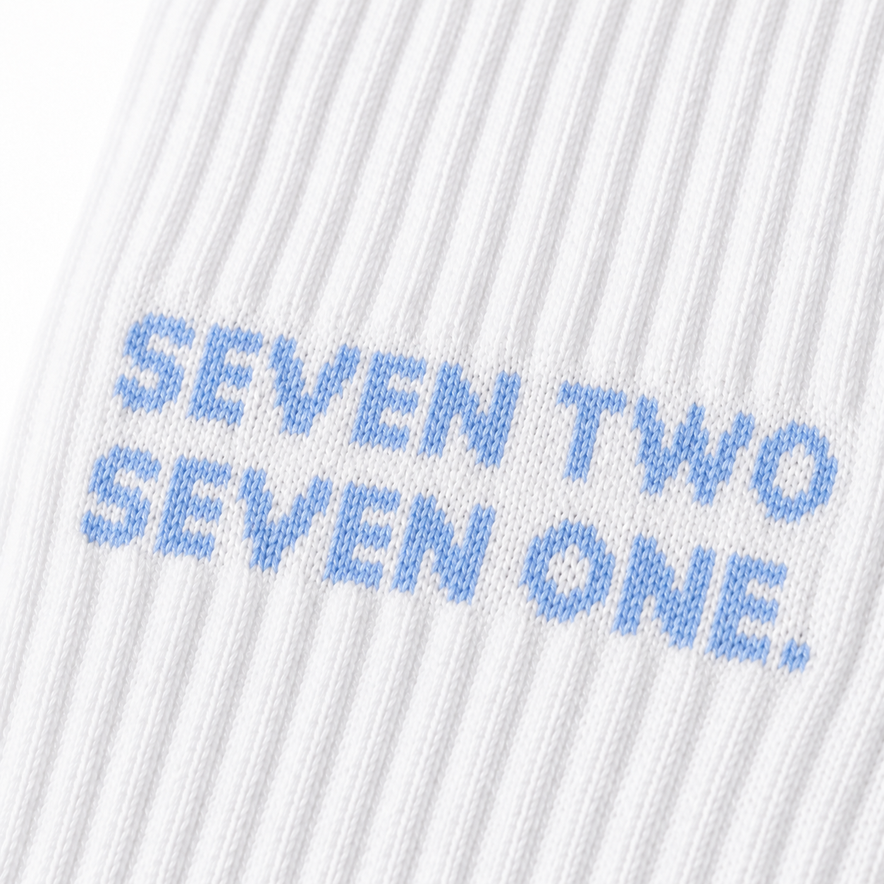 Blue signature sock