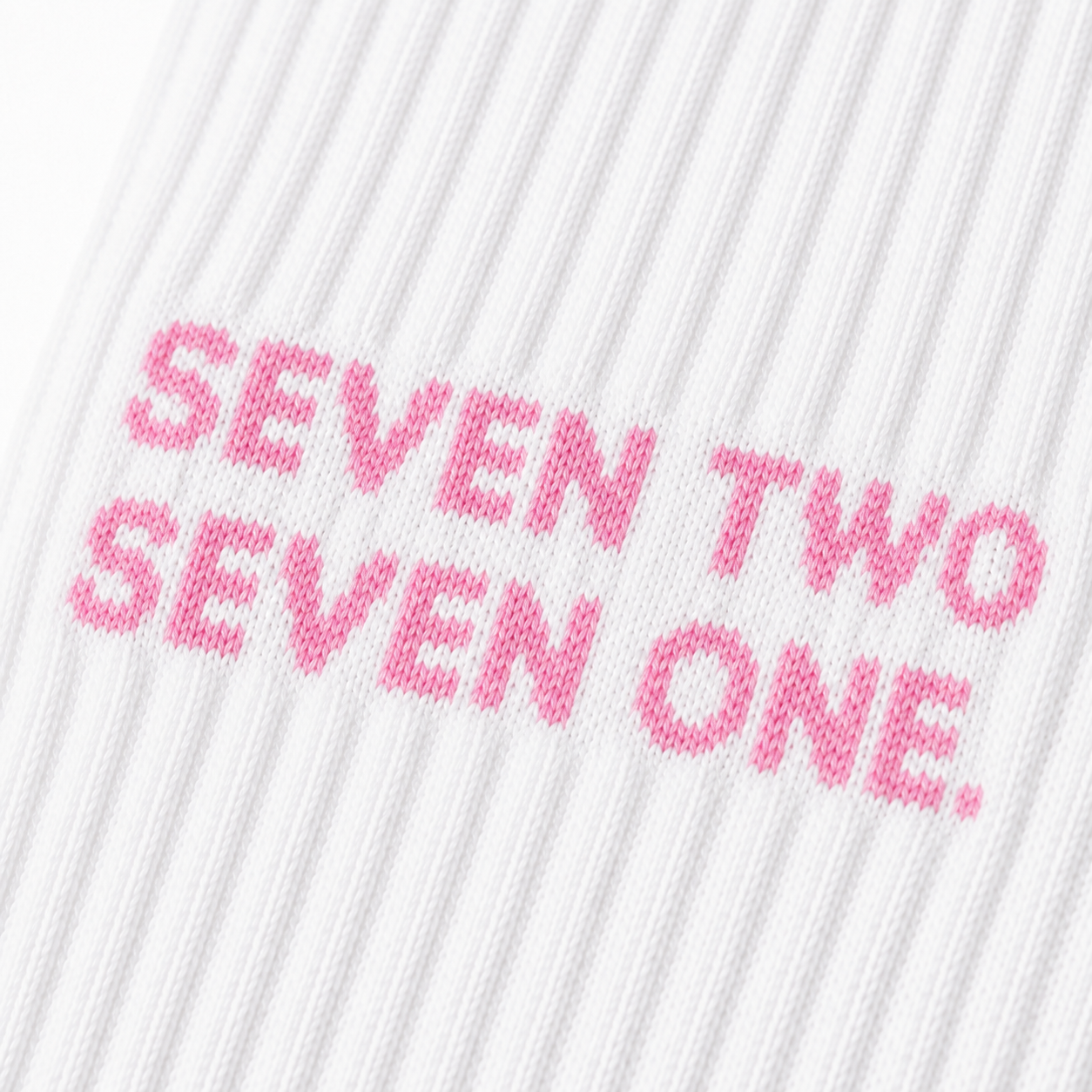 Pink signature sock