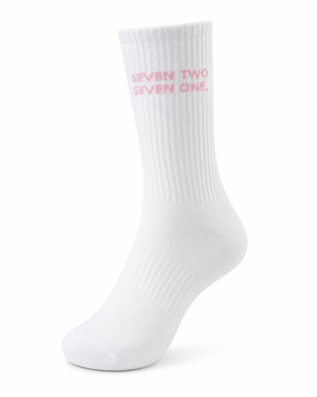 Pink signature sock