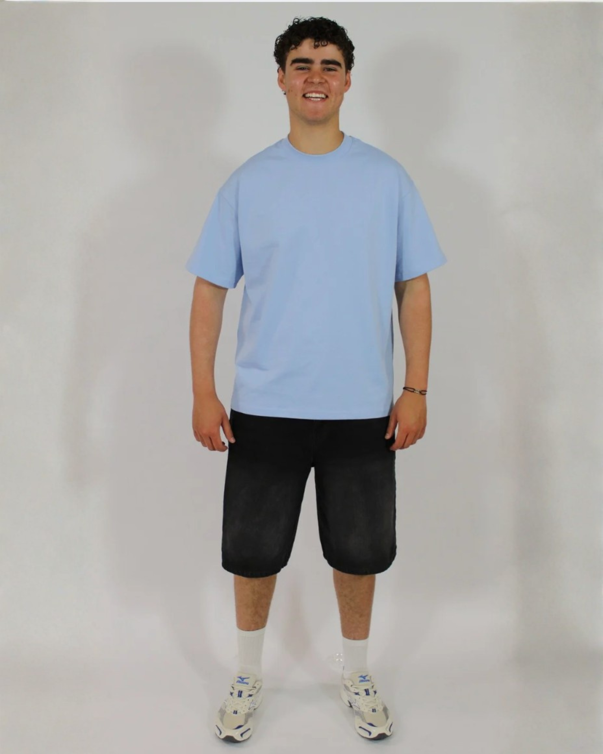 Backprint T-shirt – Light Blue