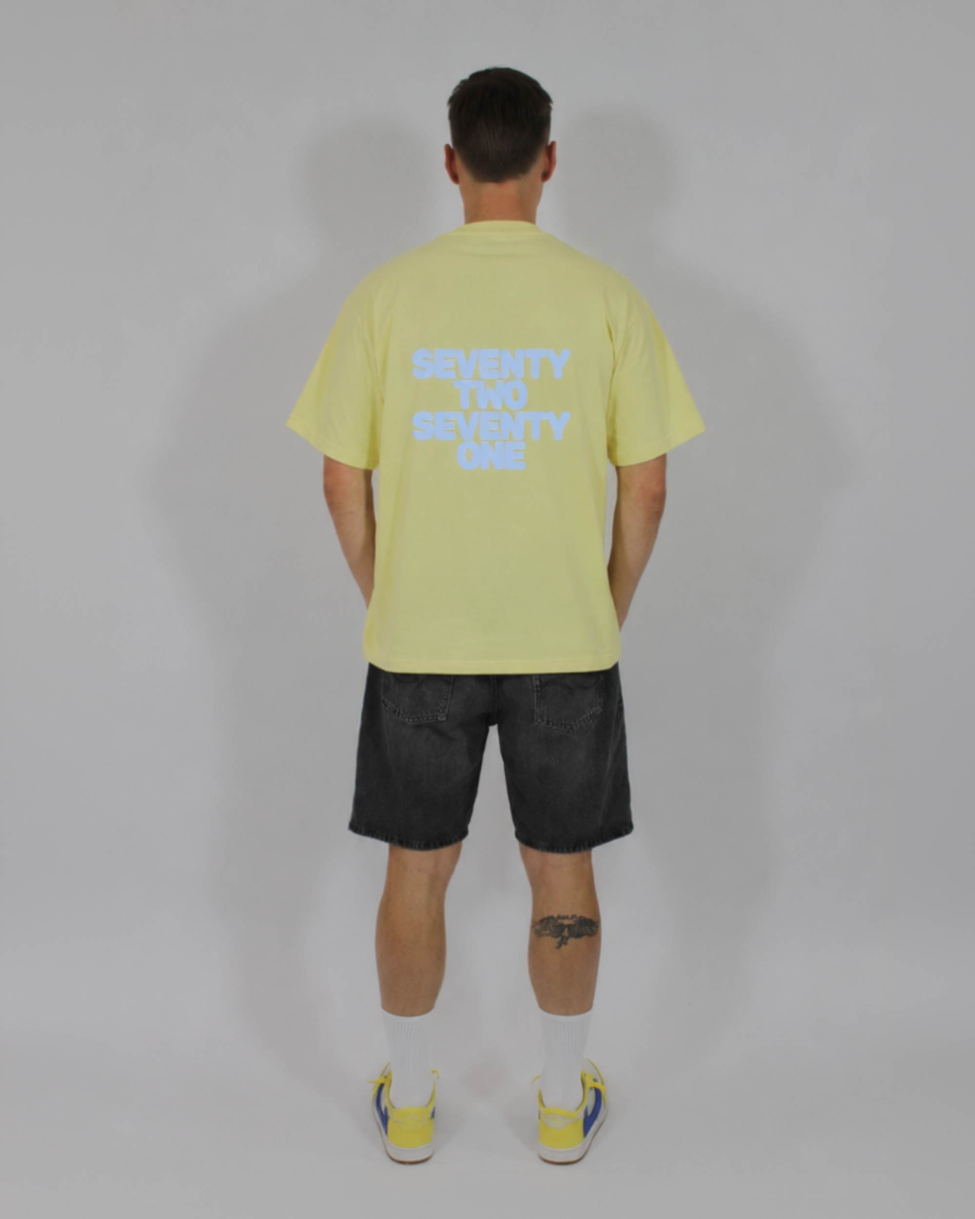 Backprint T-shirt - Yellow