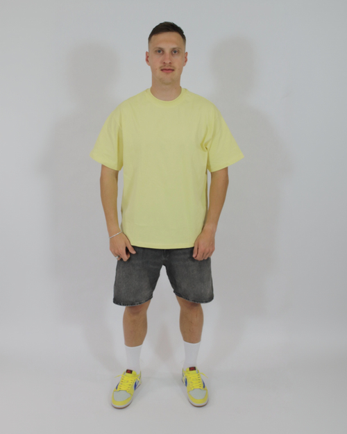 Backprint T-shirt - Yellow