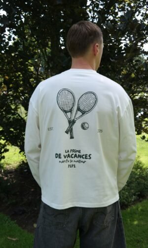 Home 3 Tennis backprint longsleeve